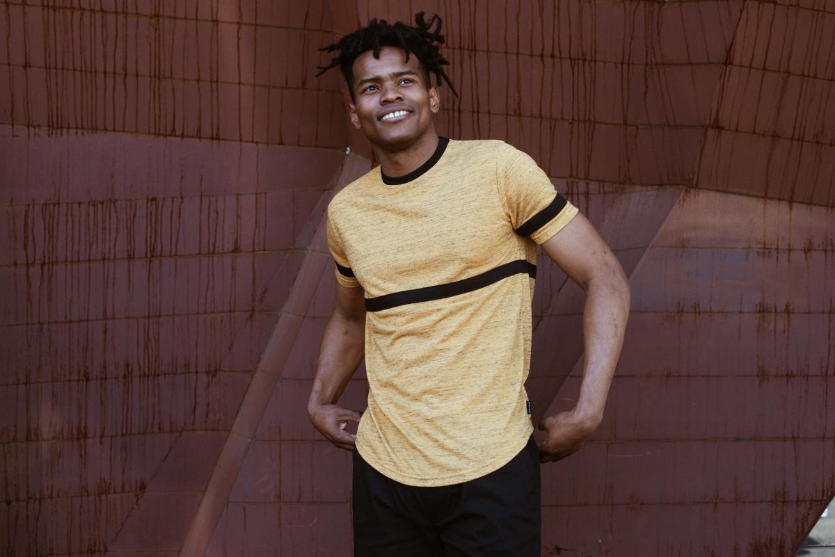 W2485-0001 VARSITY SHORT SLEEVE CREW NECK TEE