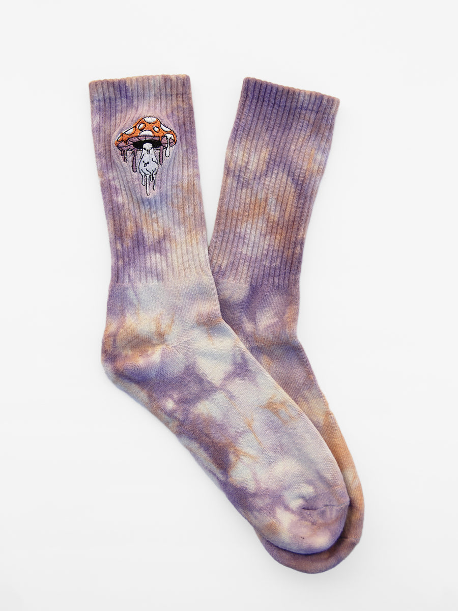 WS001-T008 Crystal Wash Crew Socks