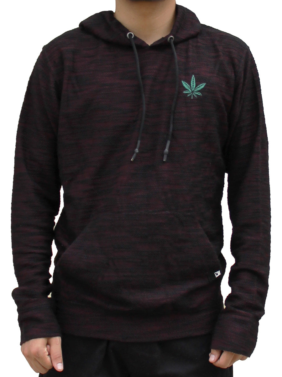 W2447-0517EM WEED LEAF ROCKVIEW PULLOVER HOODIE