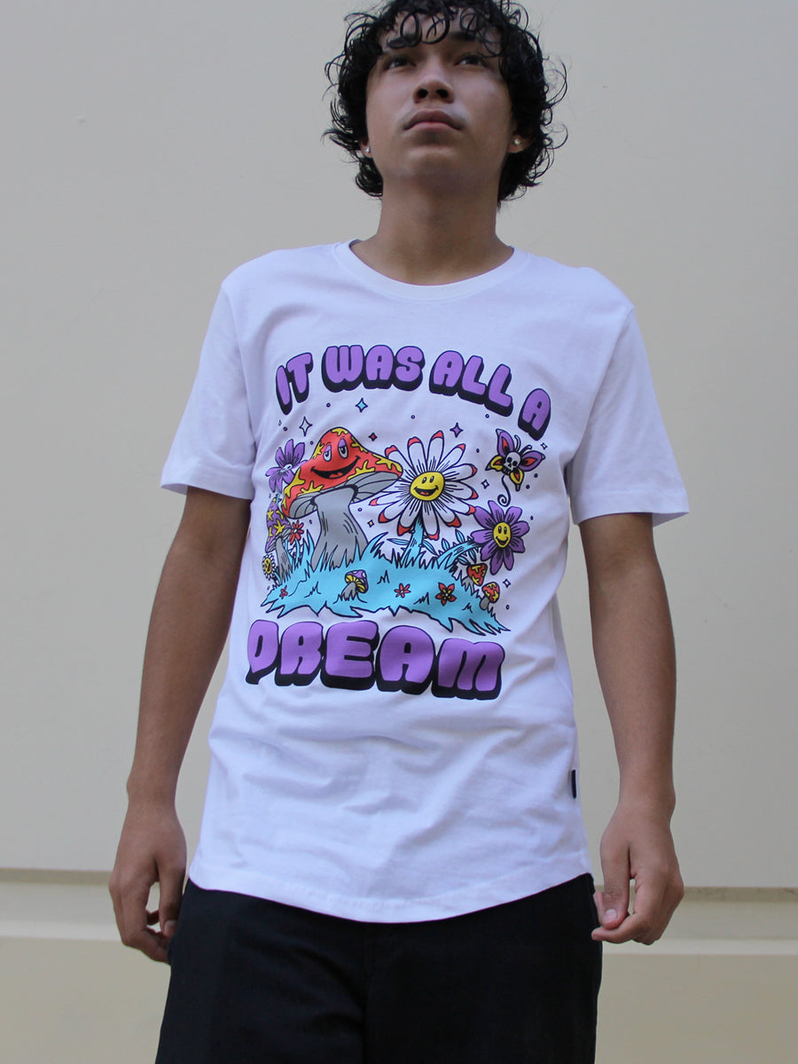 W2437-0899PT SHROOM DREAM CREW NECK TEE