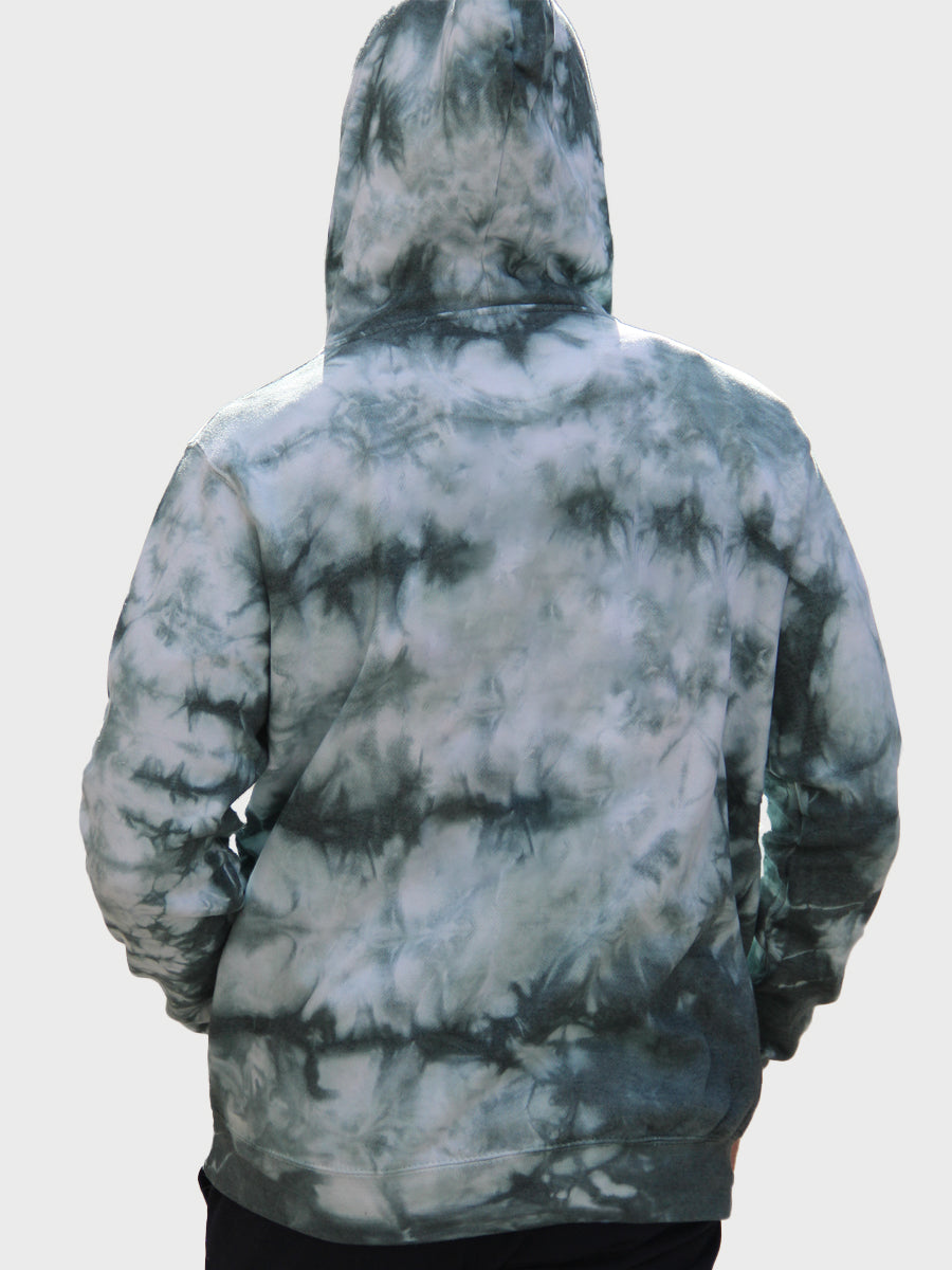 W2447-T008 YM L/S FLEECE CRYSTAL WASH P/O HOODY