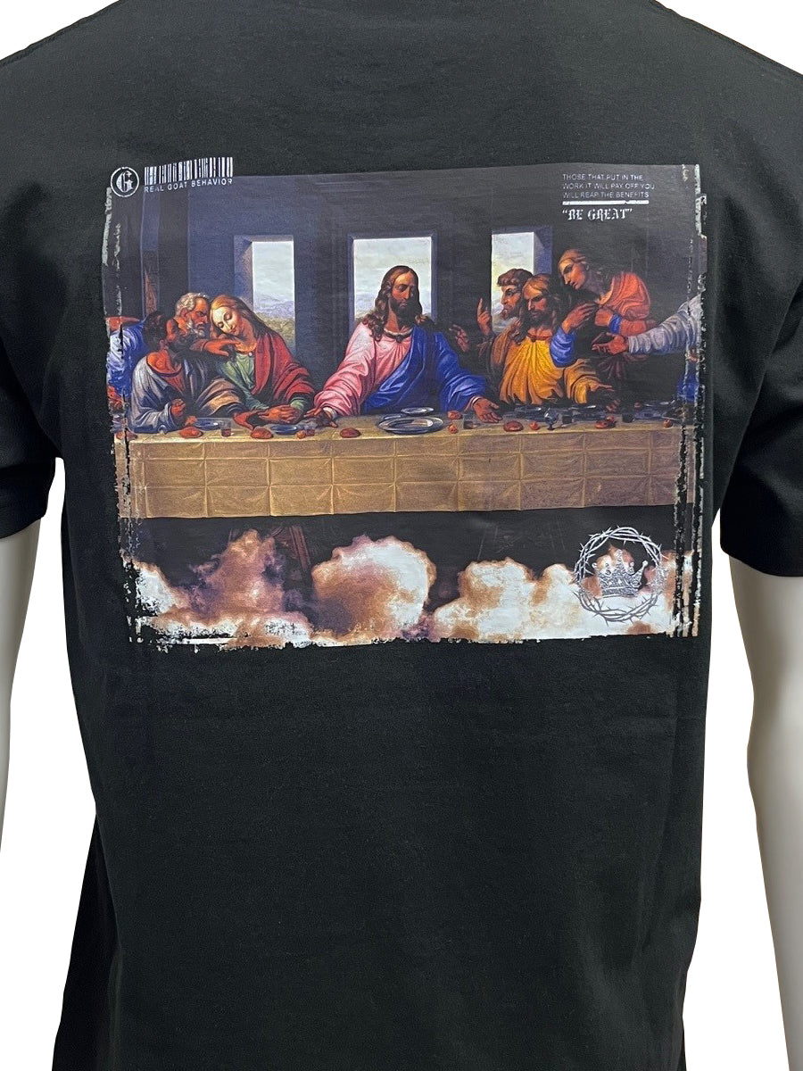W2511-0990PT GOAT SAVIOR CREW NECK TEE
