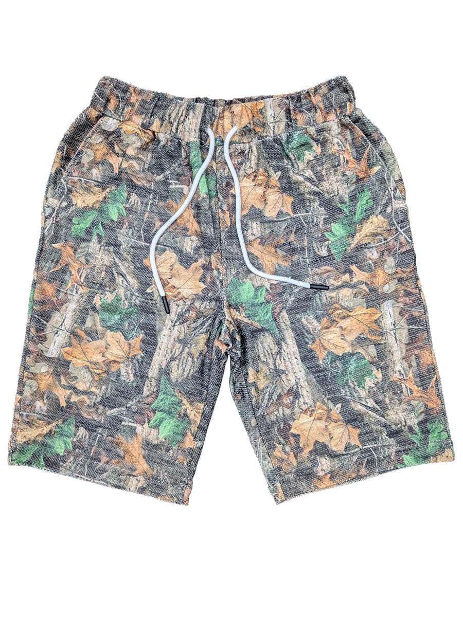 W8037-1095 WOODLAND CAMO SHORTS