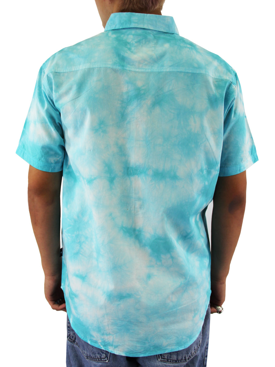 W2242-T004U REEF TIE DYE BUTTON DOWN SHIRT-URUBA TILE
