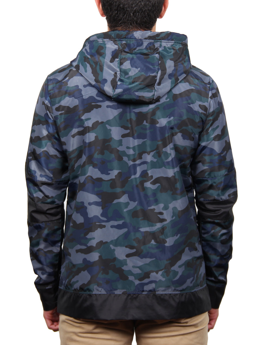 FRESH HALF-ZIP ANORAK JACKET - BLUE/BLACK SKU: W2484-0002