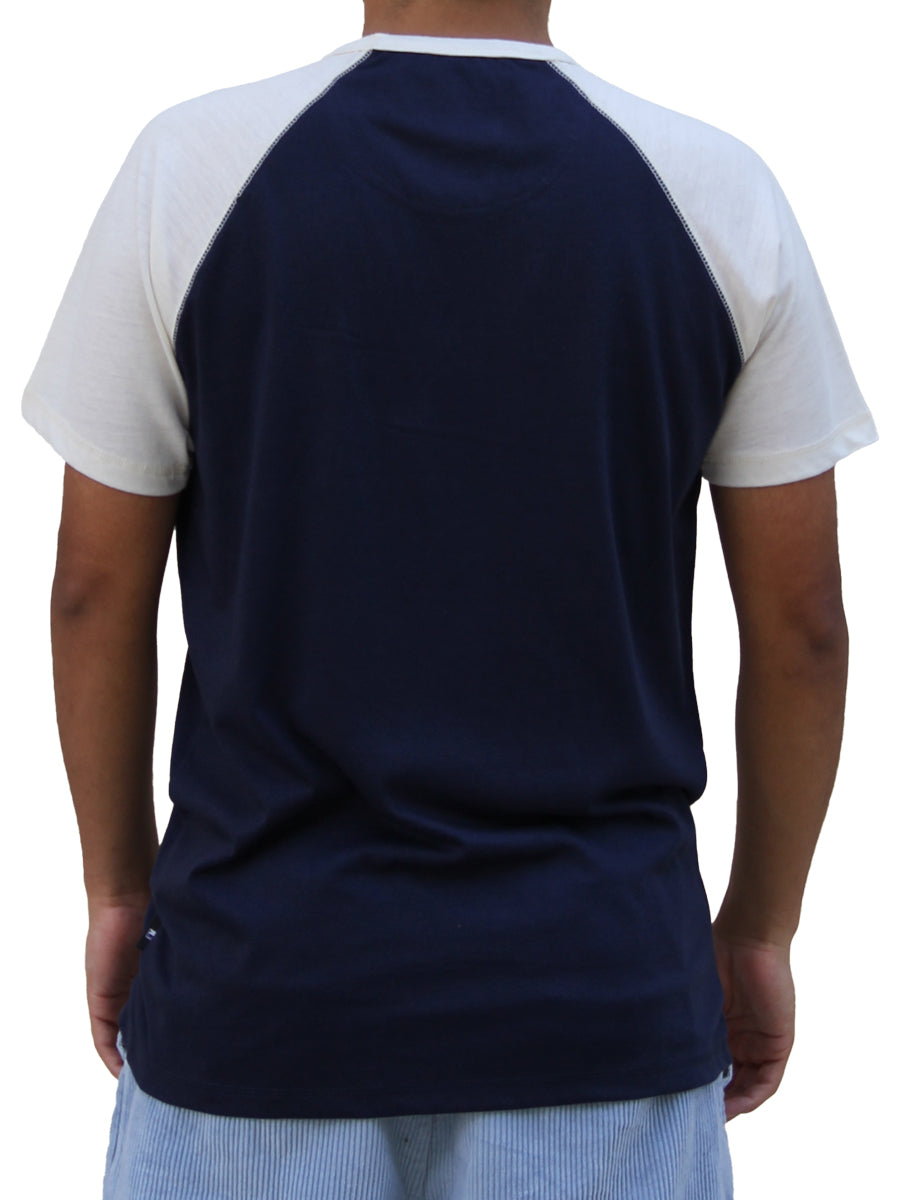 W1980-0001 SHORT SLEEVE RAGLAN CREW NECK WITH POCKET