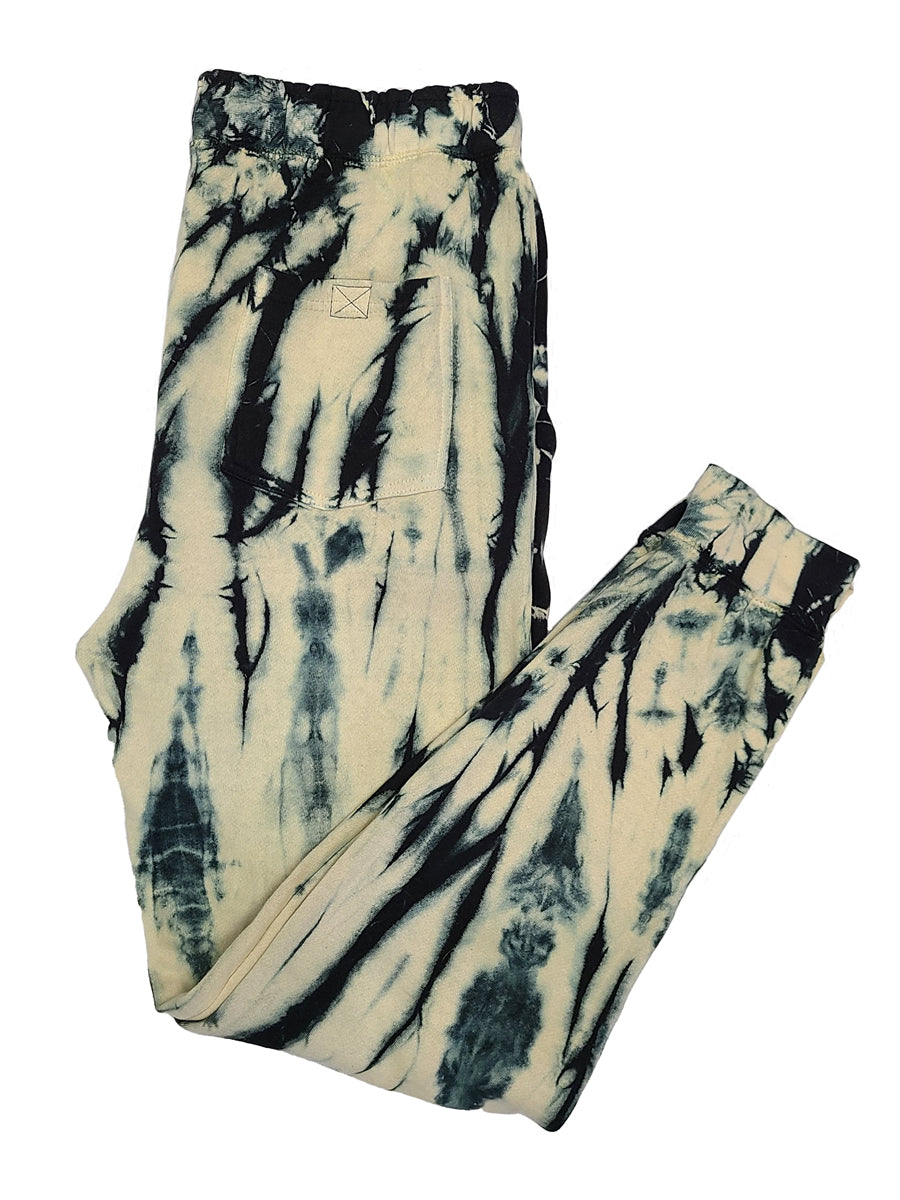 W8083-T012 YM FLEECE SPIRAL WASH "ROY" JOGGER