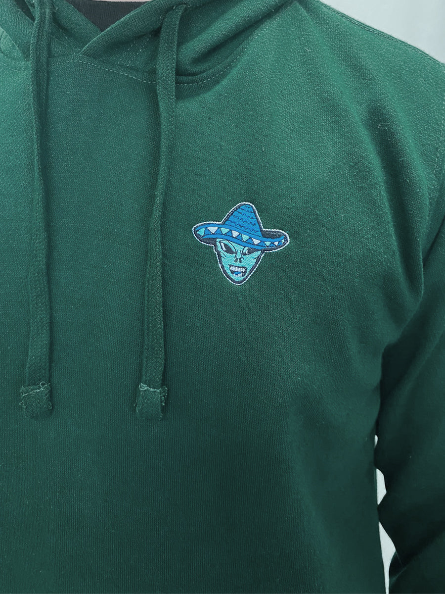 W2447-0850EM ALIEN FIESTA EMBROIDERED PULLOVER HOODIE