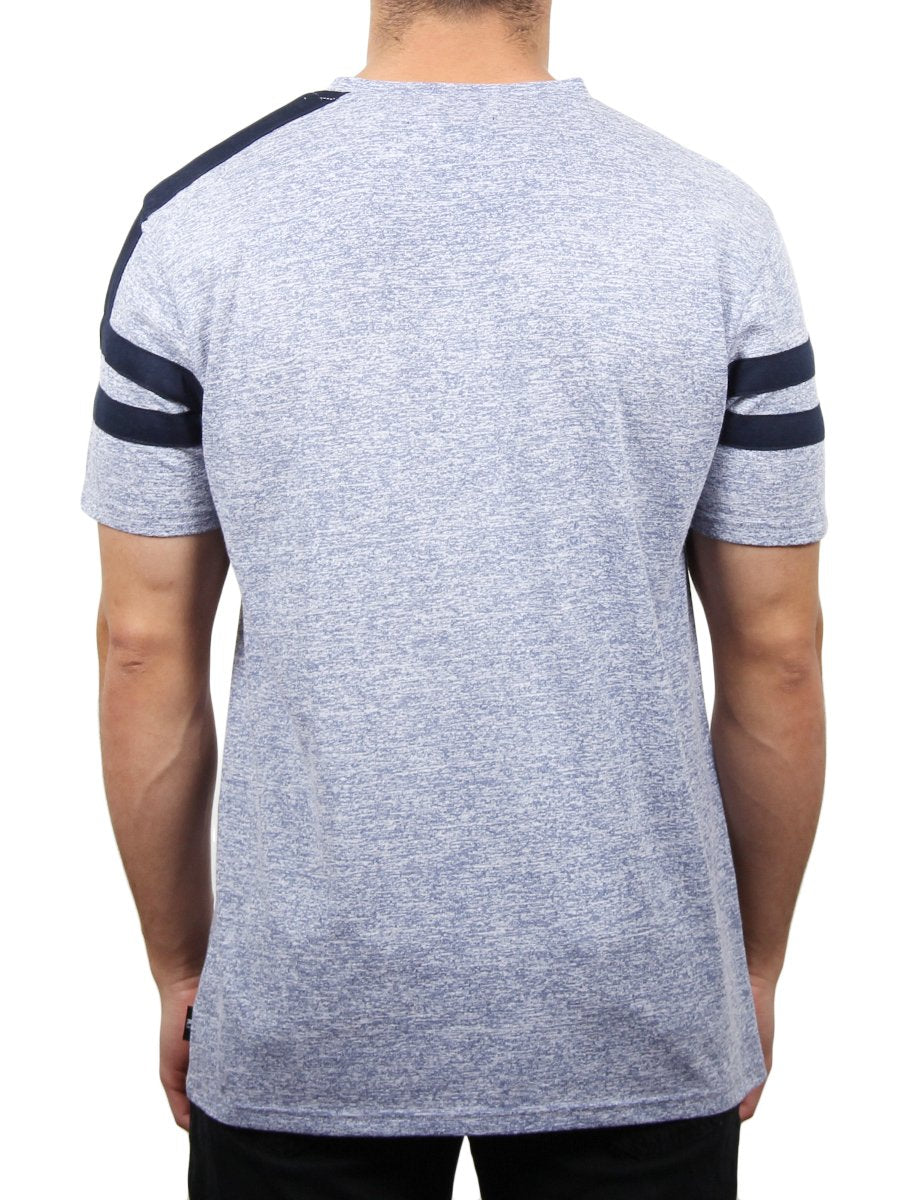 W2475-0002 HYPE CREW SHORT SLEEVE TEE-NAVY