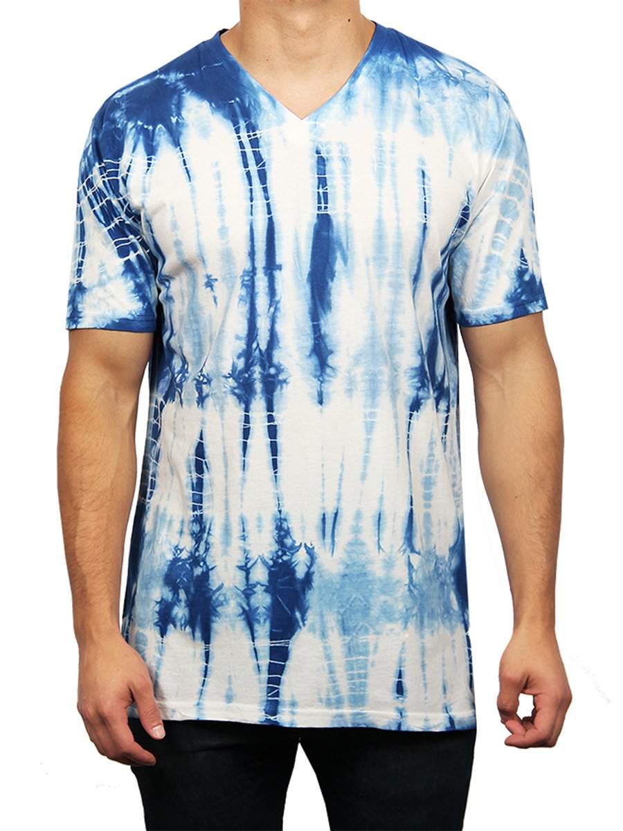 W1047-T015 LUNA TIE DYE V-NECK