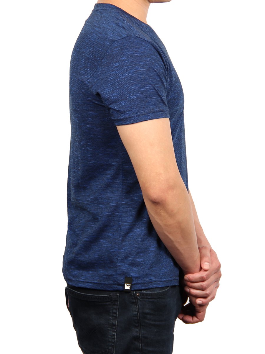 W1047-0048 END ON END JERSEY V-NECK TEE