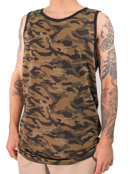 W1896-0032 CAMO PRINT RINGER TANK