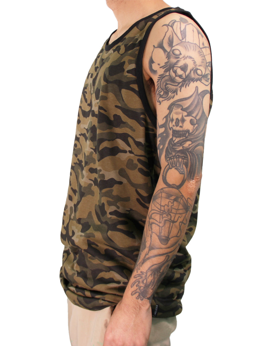 W1896-0032 CAMO PRINT RINGER TANK