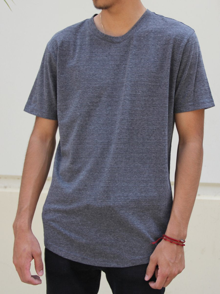 W2437-0236ST TEXTURED STRIPE JERSEY SS CREW