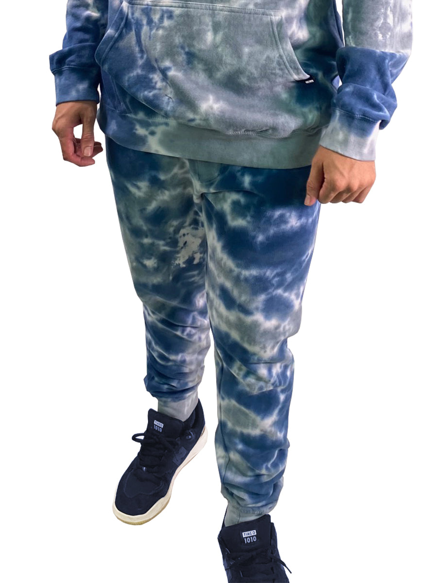 W8083-T008 YM FLEECE CRYSTAL WASH "ROY" JOGGER