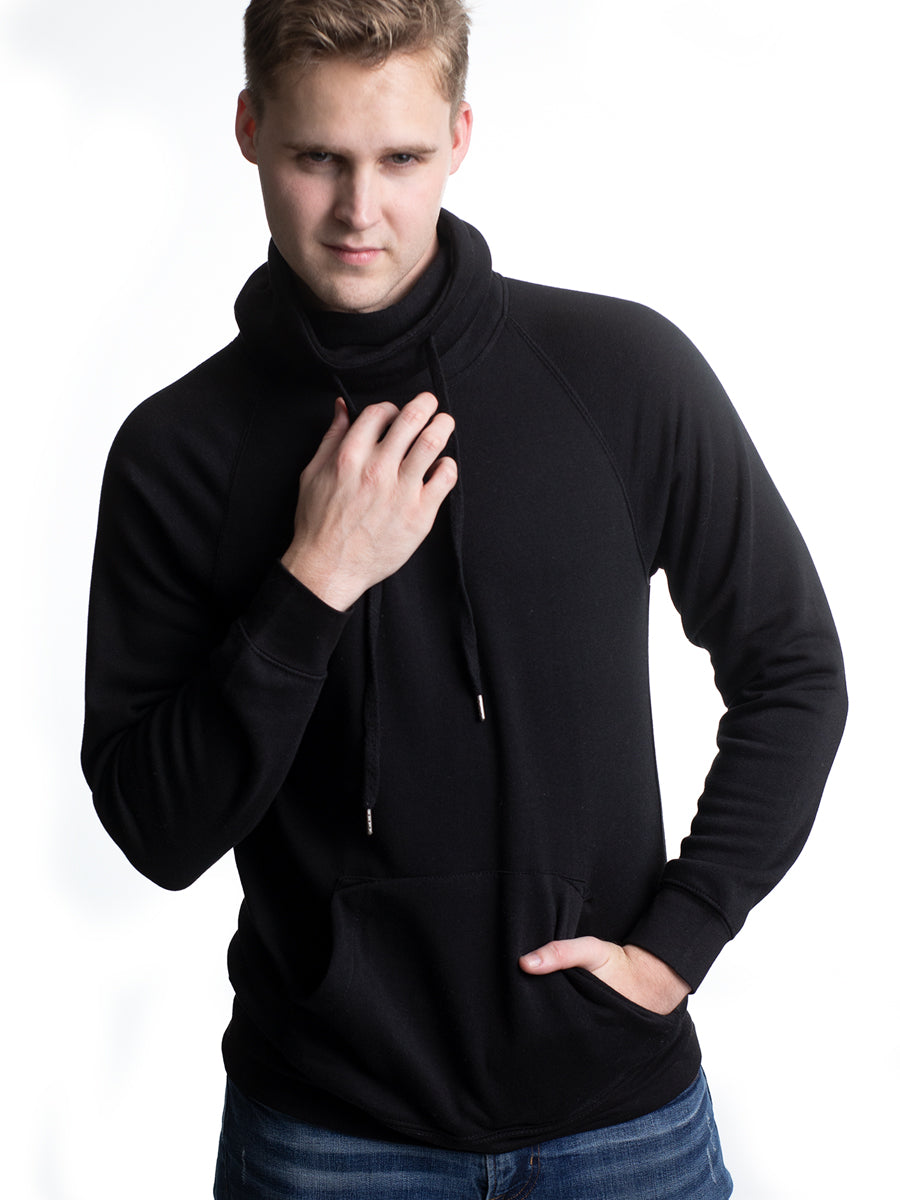 W2499-0002  FLEX FLEECE FUNNEL NECK RAGLAN