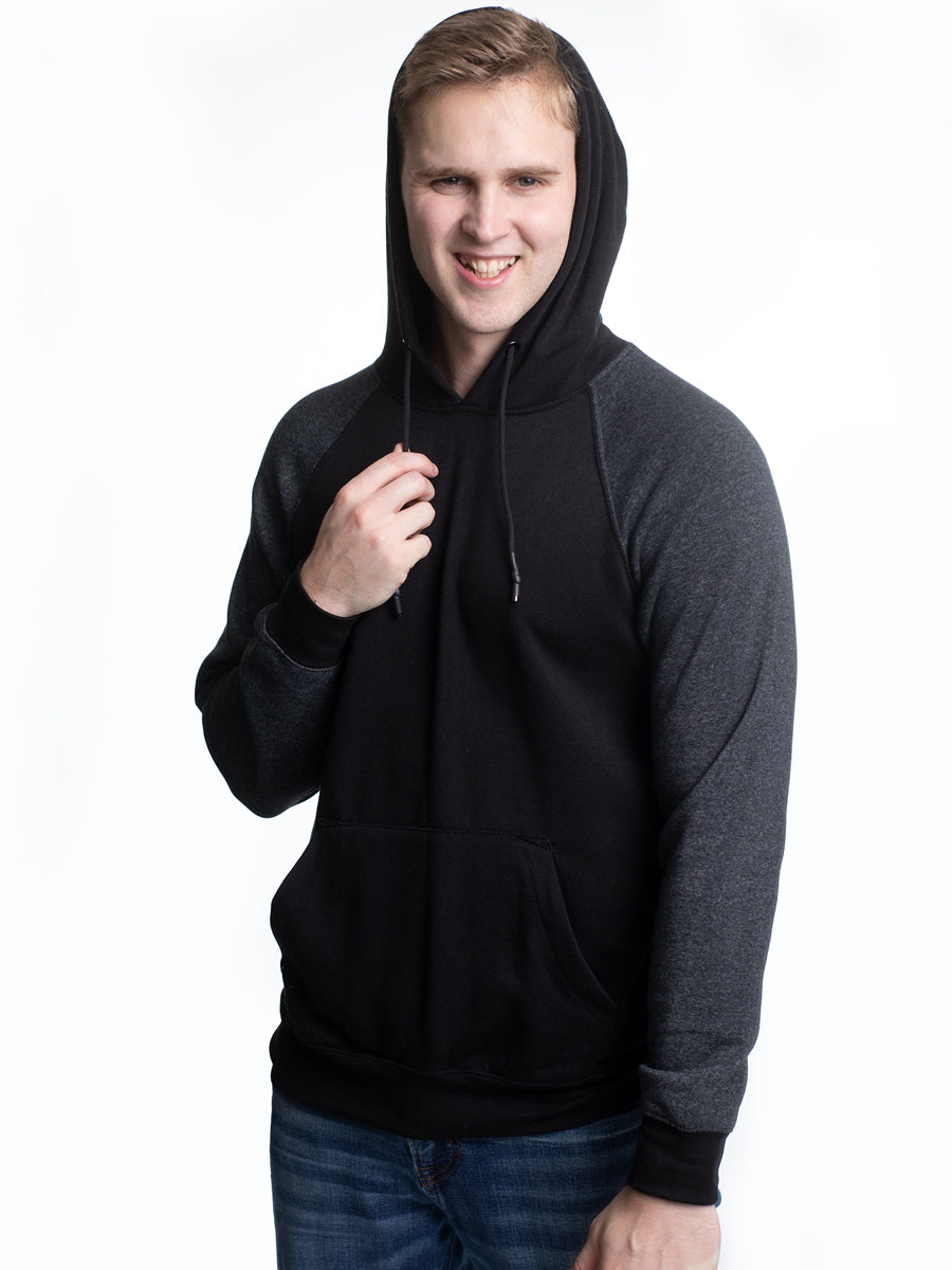 W2205-0016 LS FLEX FLEECE PULLOVER RAGLAN HOODIE