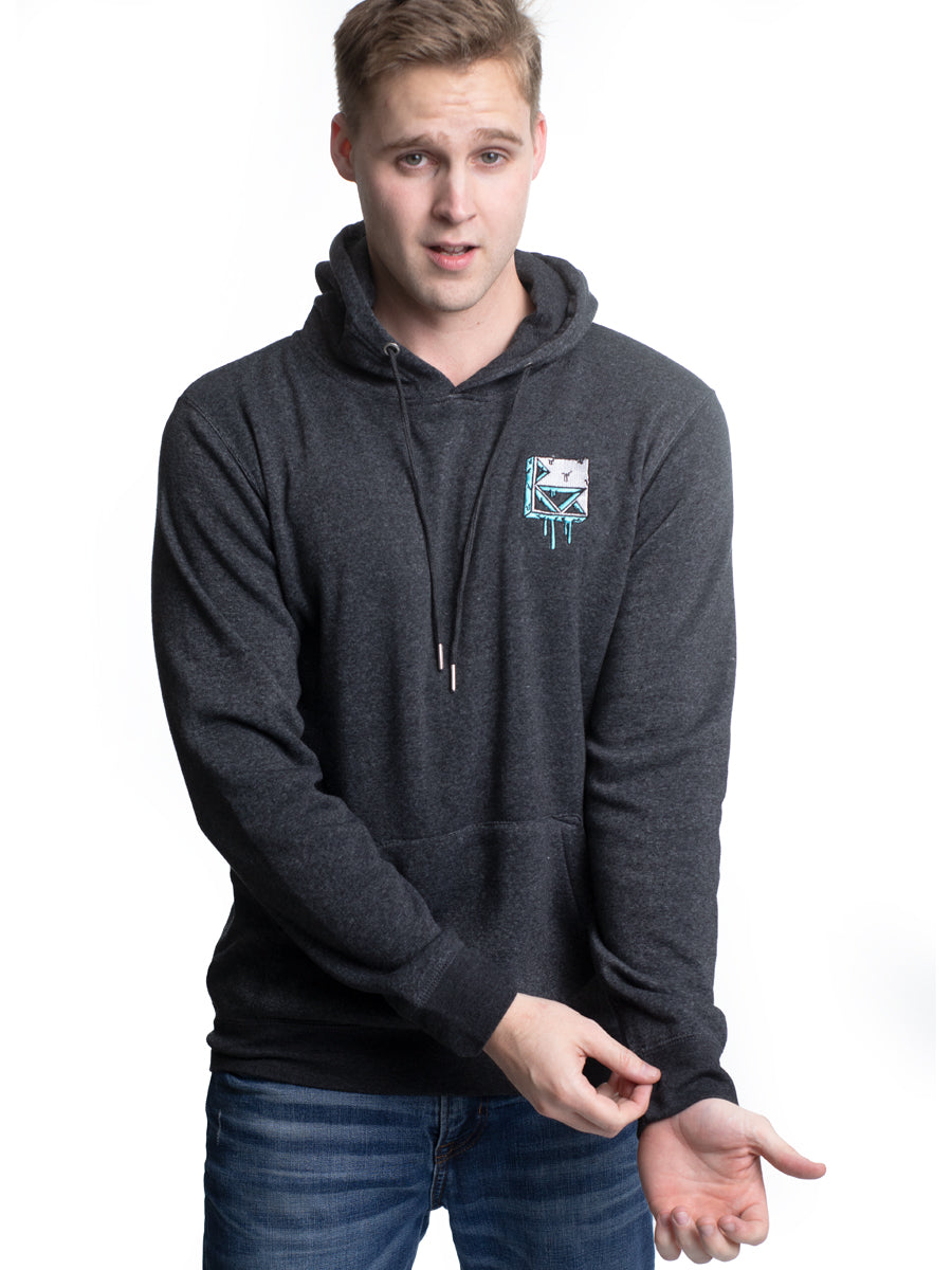 W2447-0797EM LOGO DRIP EMBROIDERED PULLOVER HOODIE