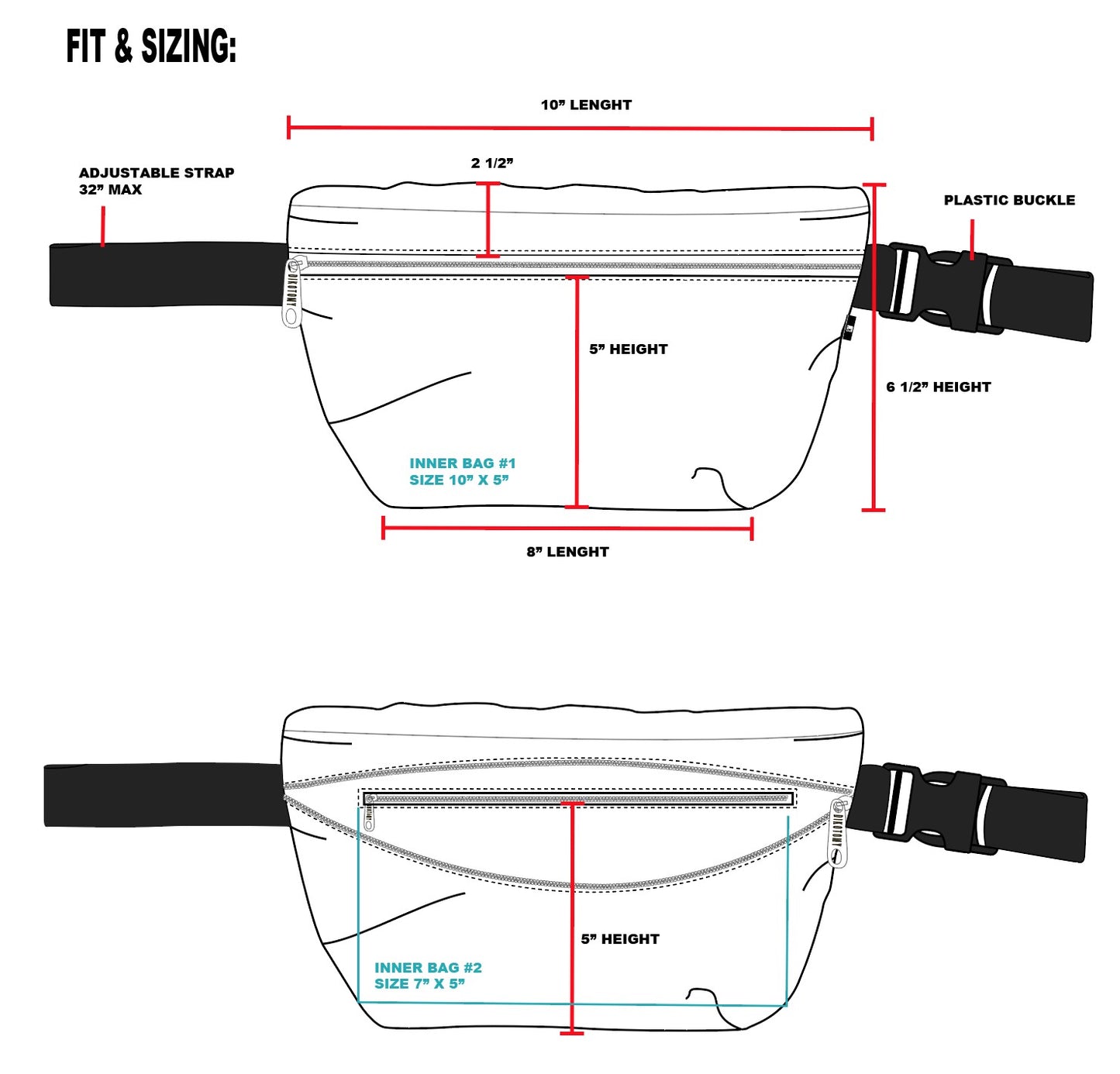 WFP01-0001 Zuly Fanny Pack