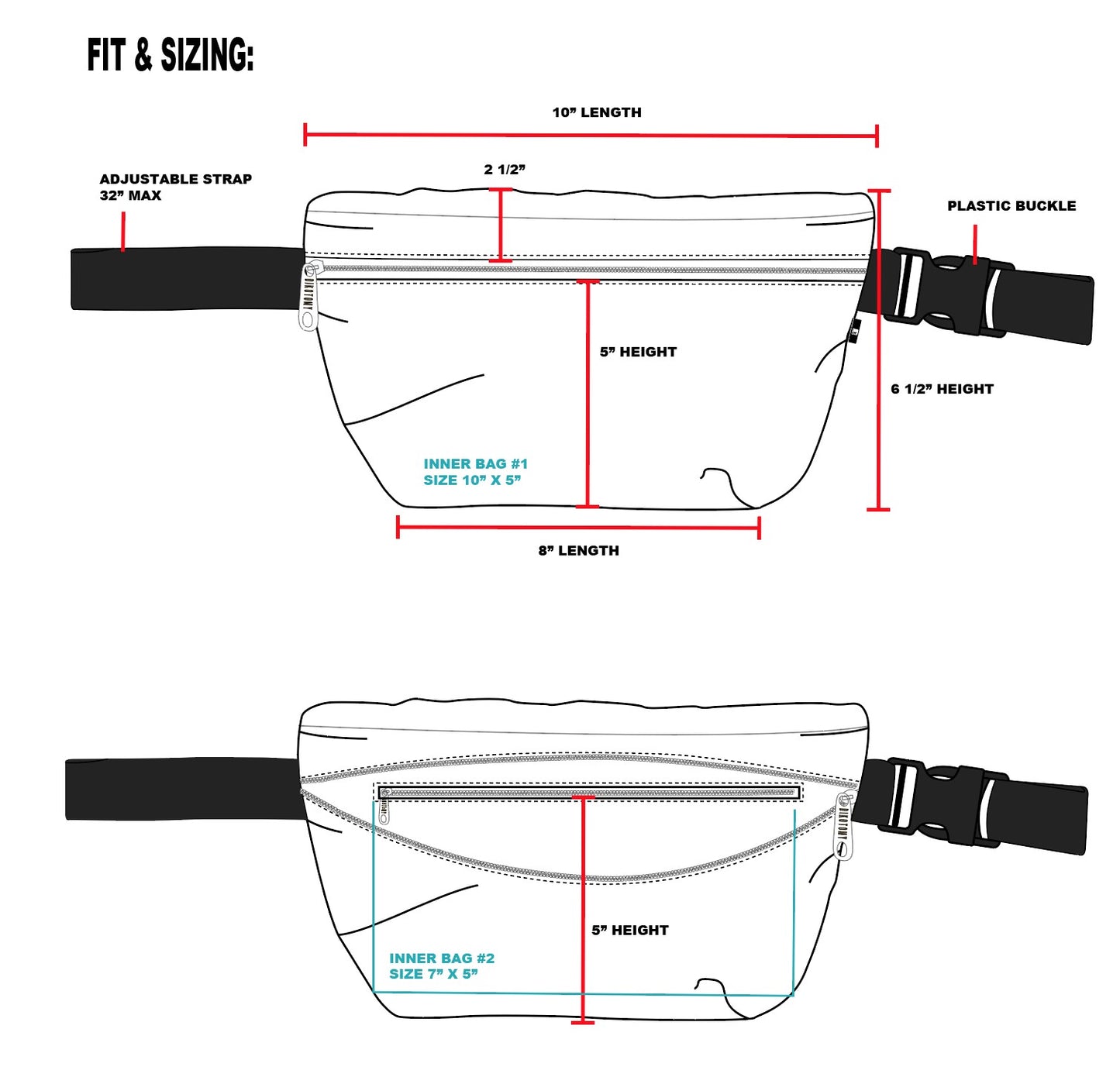 WFP01-0001 Zuly Fanny Pack