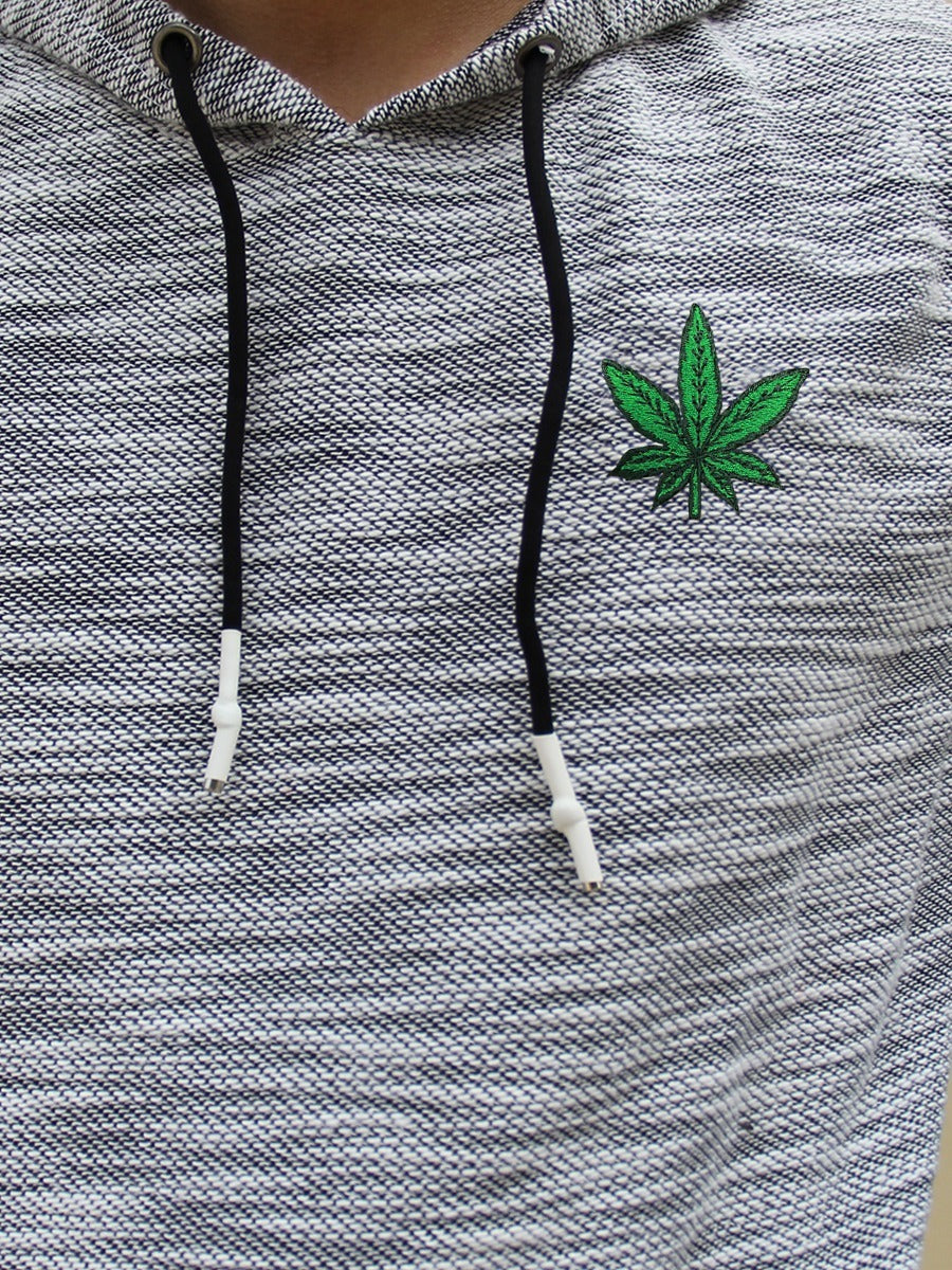 W2447-0517EM WEED LEAF ROCKVIEW PULLOVER HOODIE