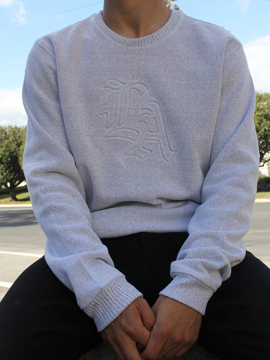 W14430912EMB L/S CREW COSMO FLEECE - LA CREW