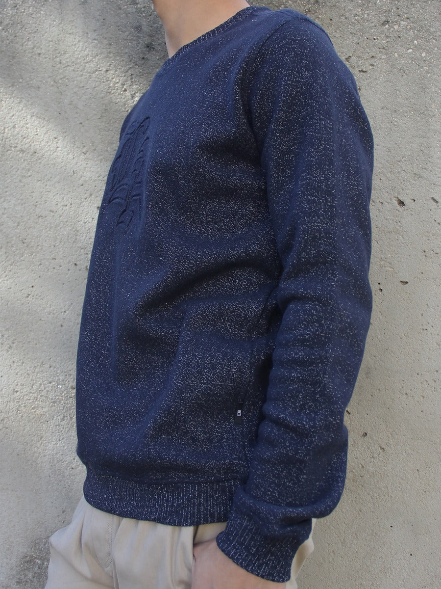 W14430912EMB L/S CREW COSMO FLEECE - LA CREW