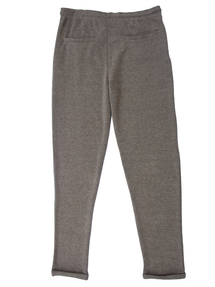 W8091-0001 YM TWEED JOGGER PANT
