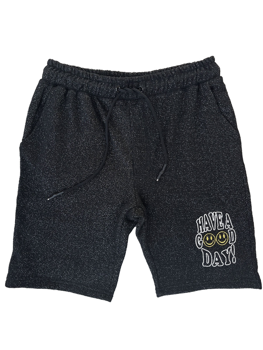 W8090-0911PT HAVE A GOOD DAY COSMO FLEECE SHORTS
