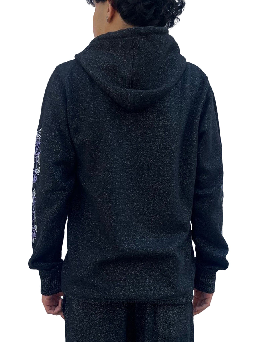 W1534-0959EM LOVE LINES COSMO FLEECE ZIP HOODIE