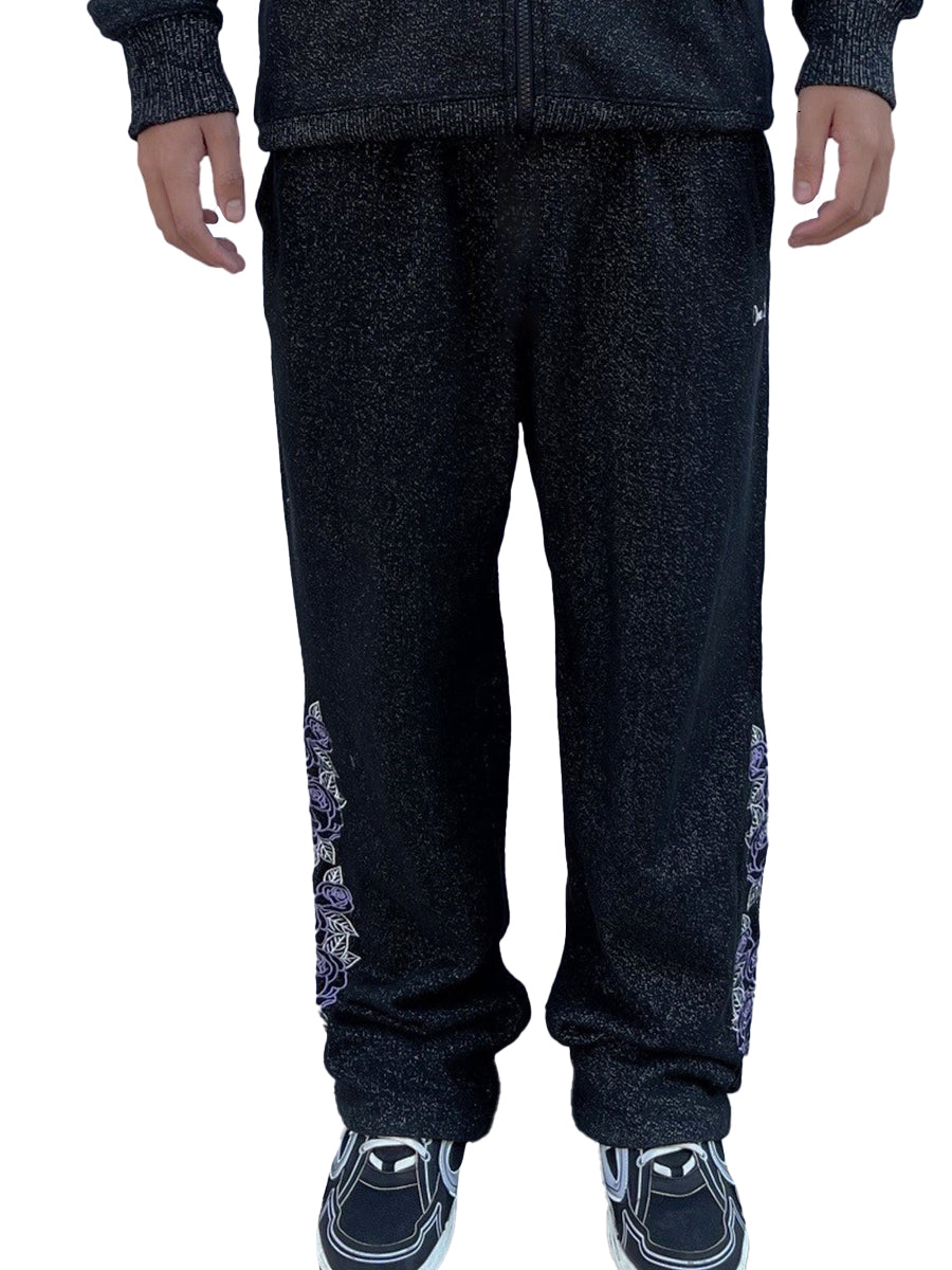 W8092-0959EM LOVE LINES COSMO FLEECE LOOSE PANTS