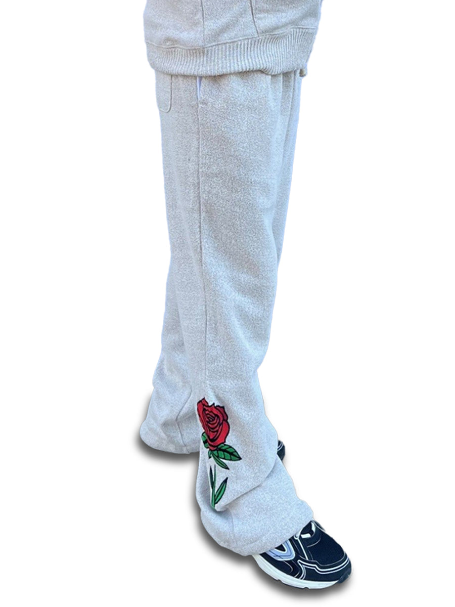 W8092-0956EM SINGLE LOVE COSMO FLEECE LOOSE PANTS