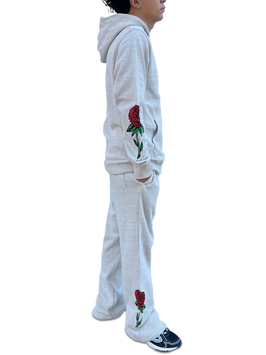 W8092-0956EM SINGLE LOVE COSMO FLEECE LOOSE PANTS