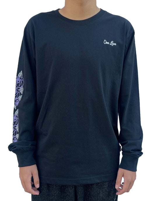 W2512-0959EM LONG SLEEVE LOVE LINES CREW NECK