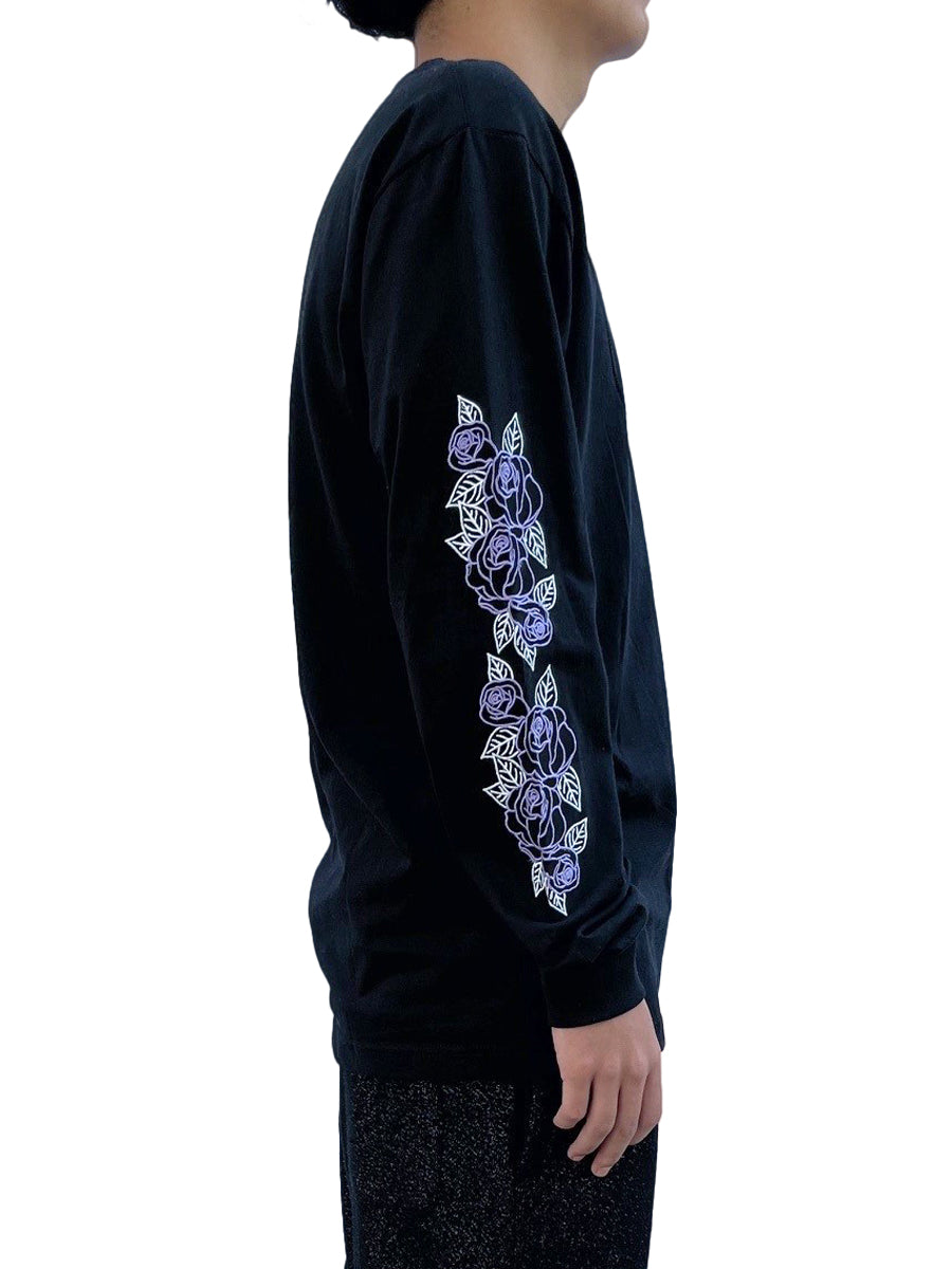 W2512-0959EM LONG SLEEVE LOVE LINES CREW NECK