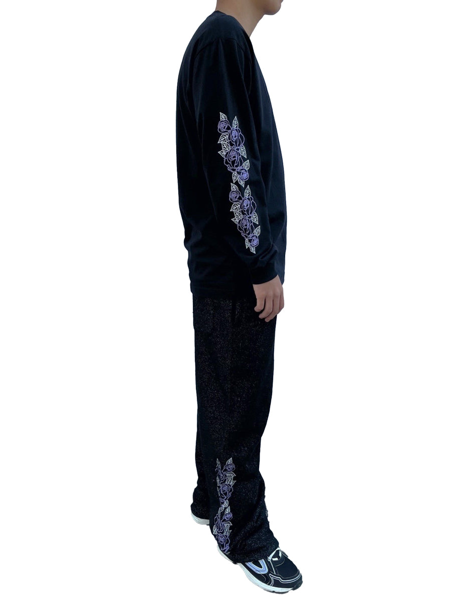 W2512-0959EM LONG SLEEVE LOVE LINES CREW NECK