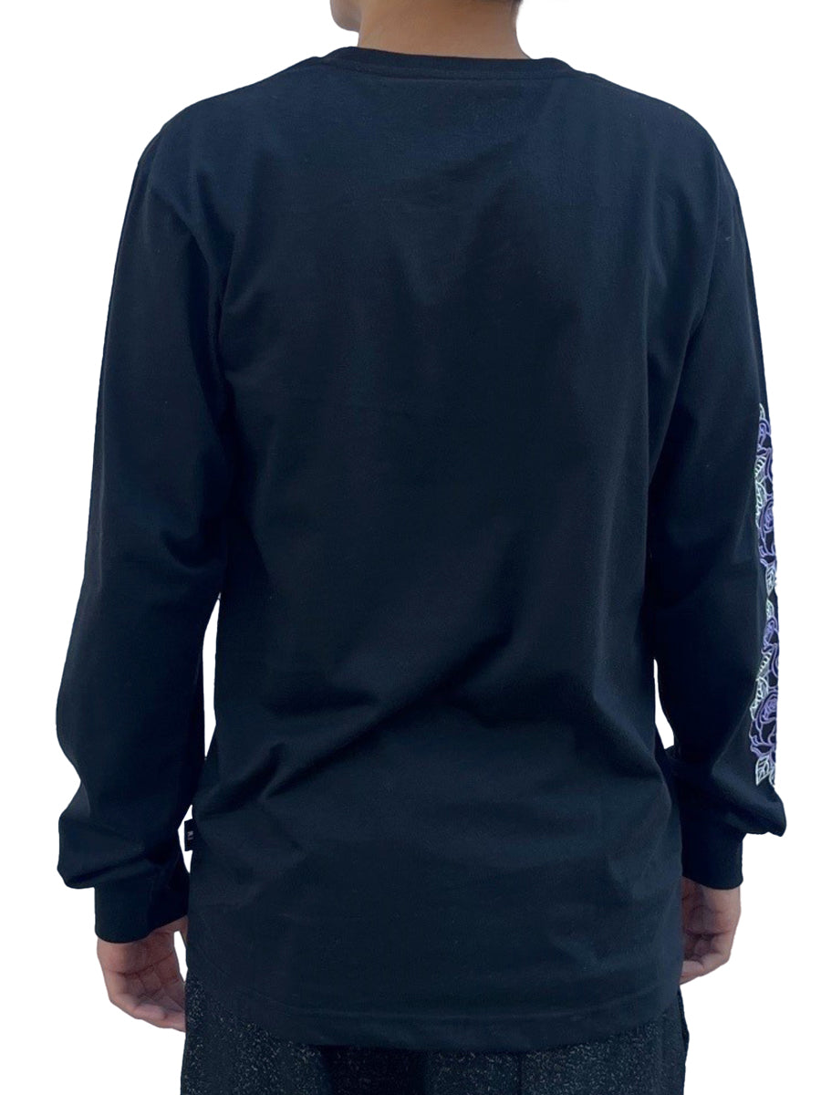 W2512-0959EM LONG SLEEVE LOVE LINES CREW NECK