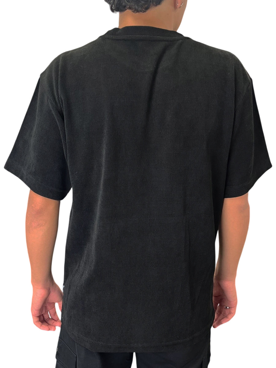 W2494-0016 FLAT BACK RIB  BOXY CREW NECK TEE