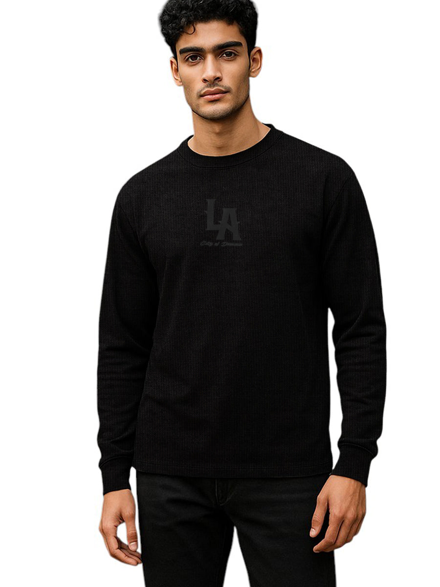 W2487-1047EM LONG SLEEVE FLAT BACK RIB CITY OF DREAMS CREW