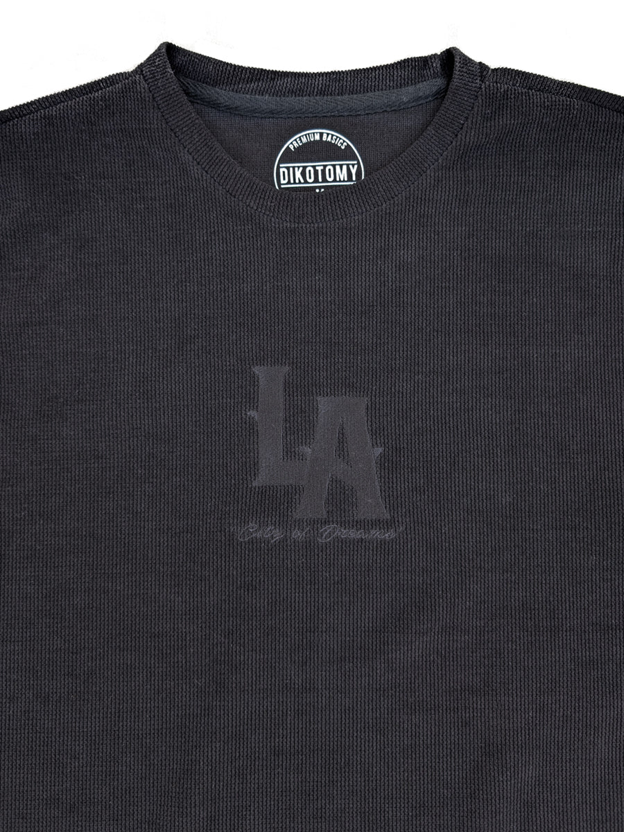 W2487-1047EM LONG SLEEVE FLAT BACK RIB CITY OF DREAMS CREW