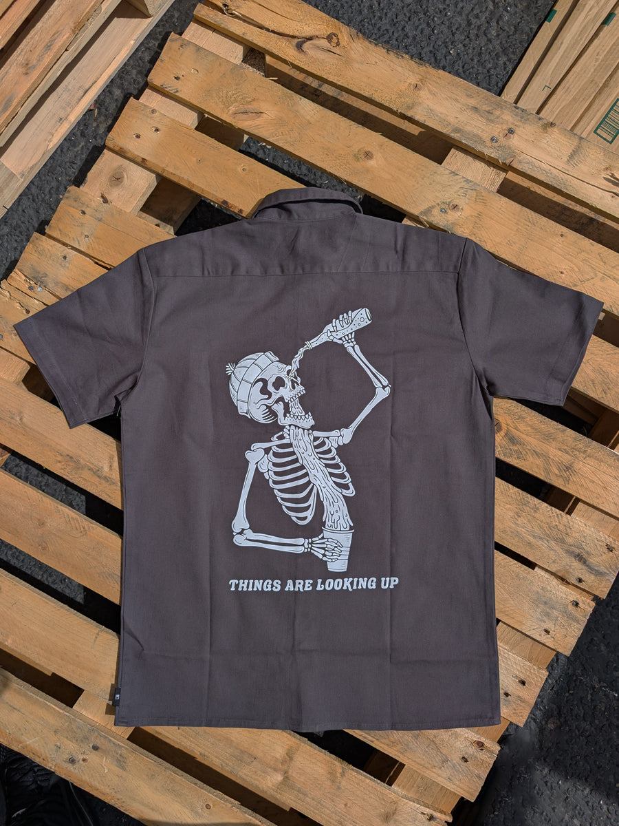 W2513-0933PT THINGS ARE LOOKING UP WORK SHIRT