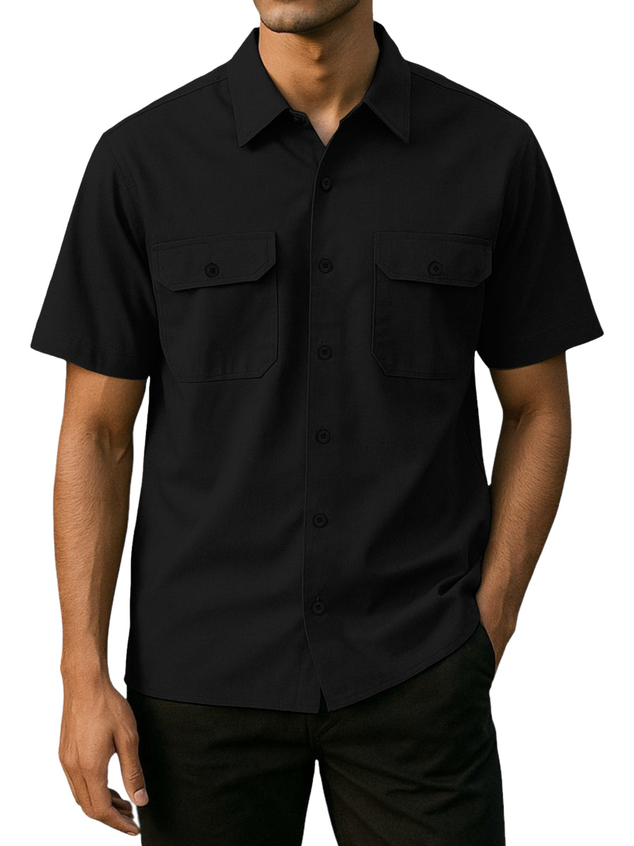 W2513-0001 TWILL WORK SHIRT