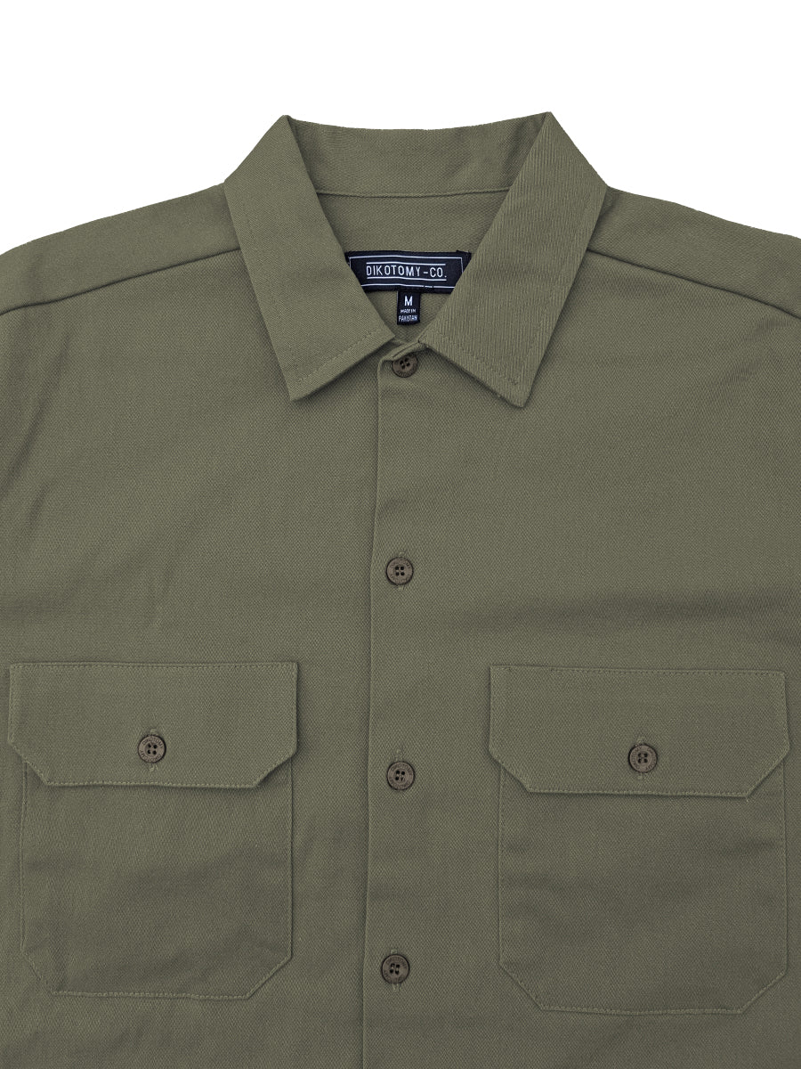W2513-0001 TWILL WORK SHIRT
