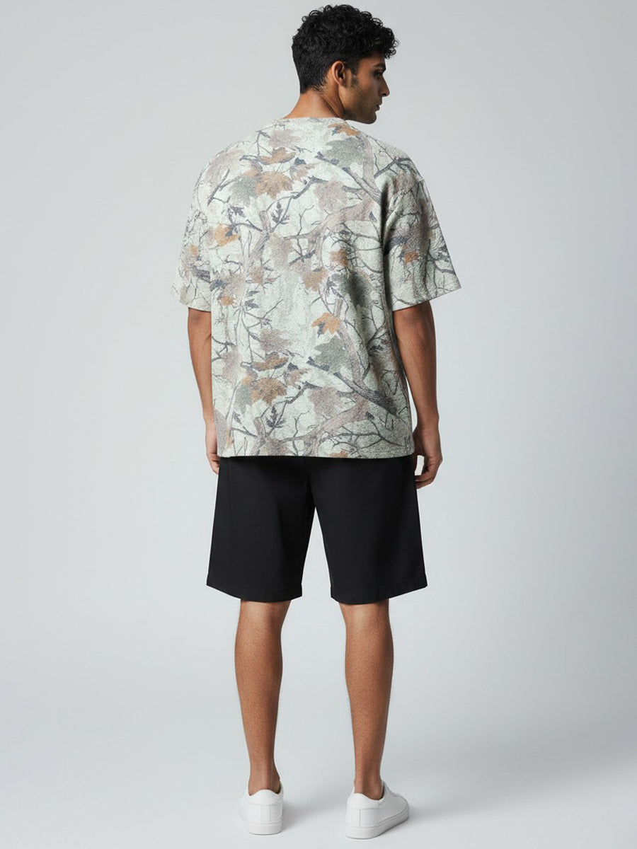 W2494-1108PT SIDD CAMO ROCKVIEW TERRY BOXY CREW
