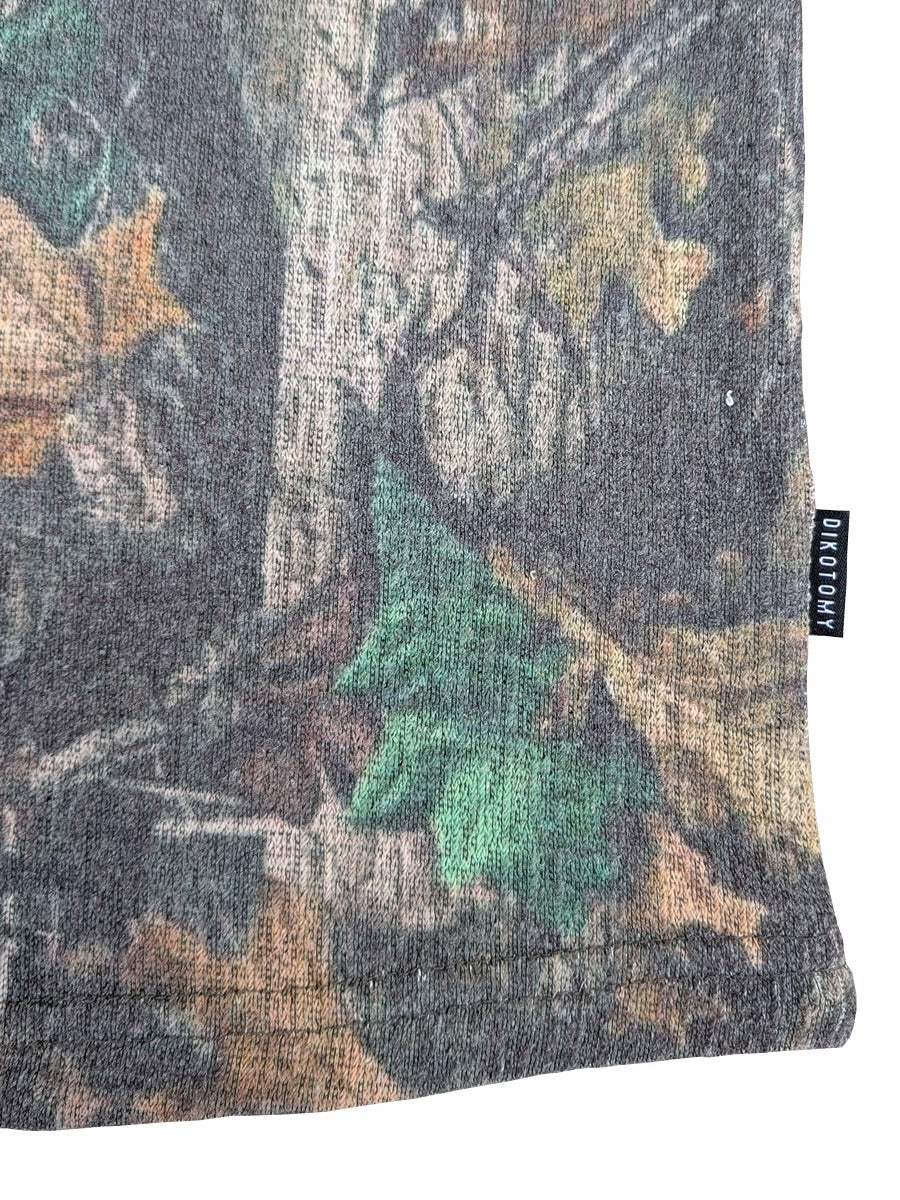 W2494-1095PT WOODLAND CAMO SEED TERRY BOXY CREW