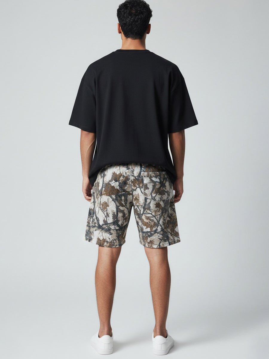W8037-1038PT L.A STAR ROCKVIEW TERRY MAPLE CAMO SHORTS