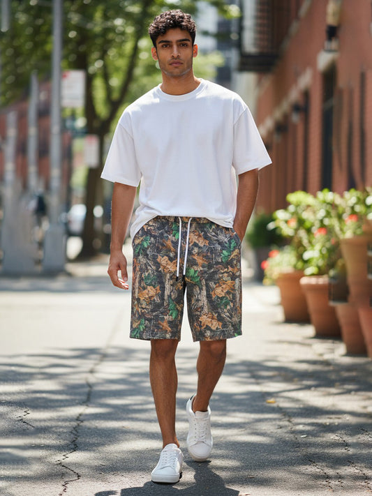 W8037-1095 WOODLAND CAMO SHORTS