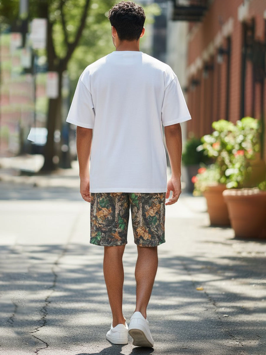 W8037-1095 WOODLAND CAMO SHORTS