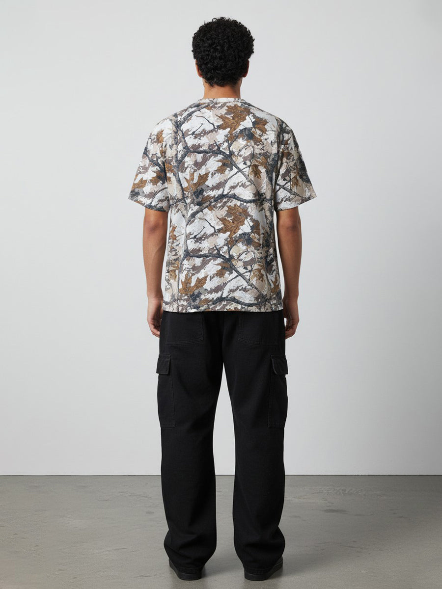 W2494-1094EM LA CALIFORNIA MAPLE GEO BOXY TEE