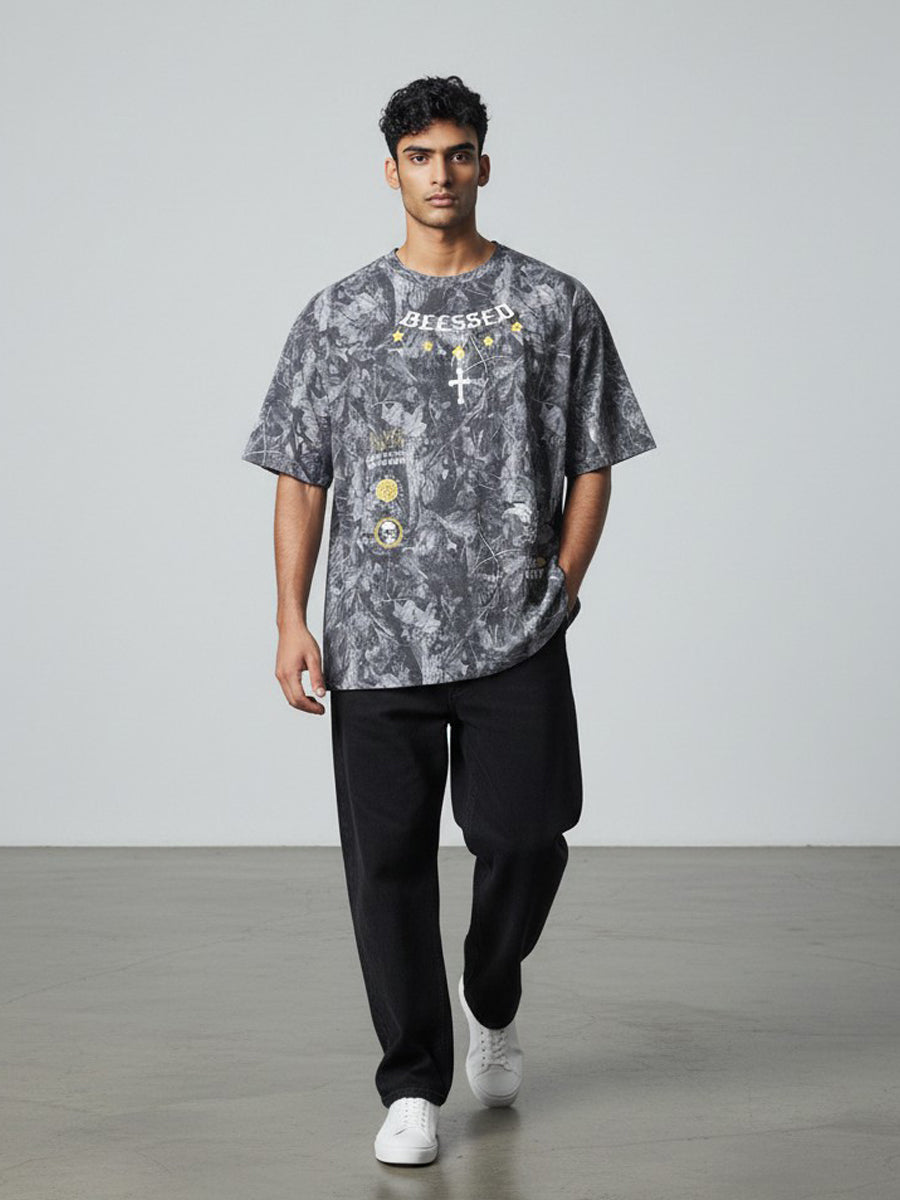 W2494-1115PT RUTHLESS LIFE CAMO BOXY TEE